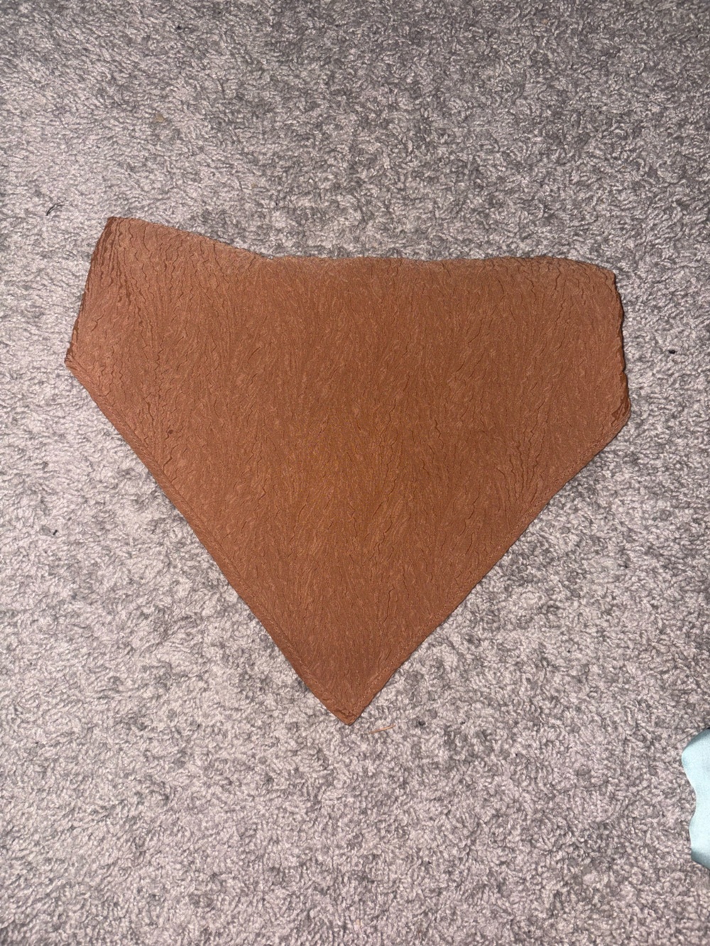 Everyday Triangle Hair Scarf in Brown